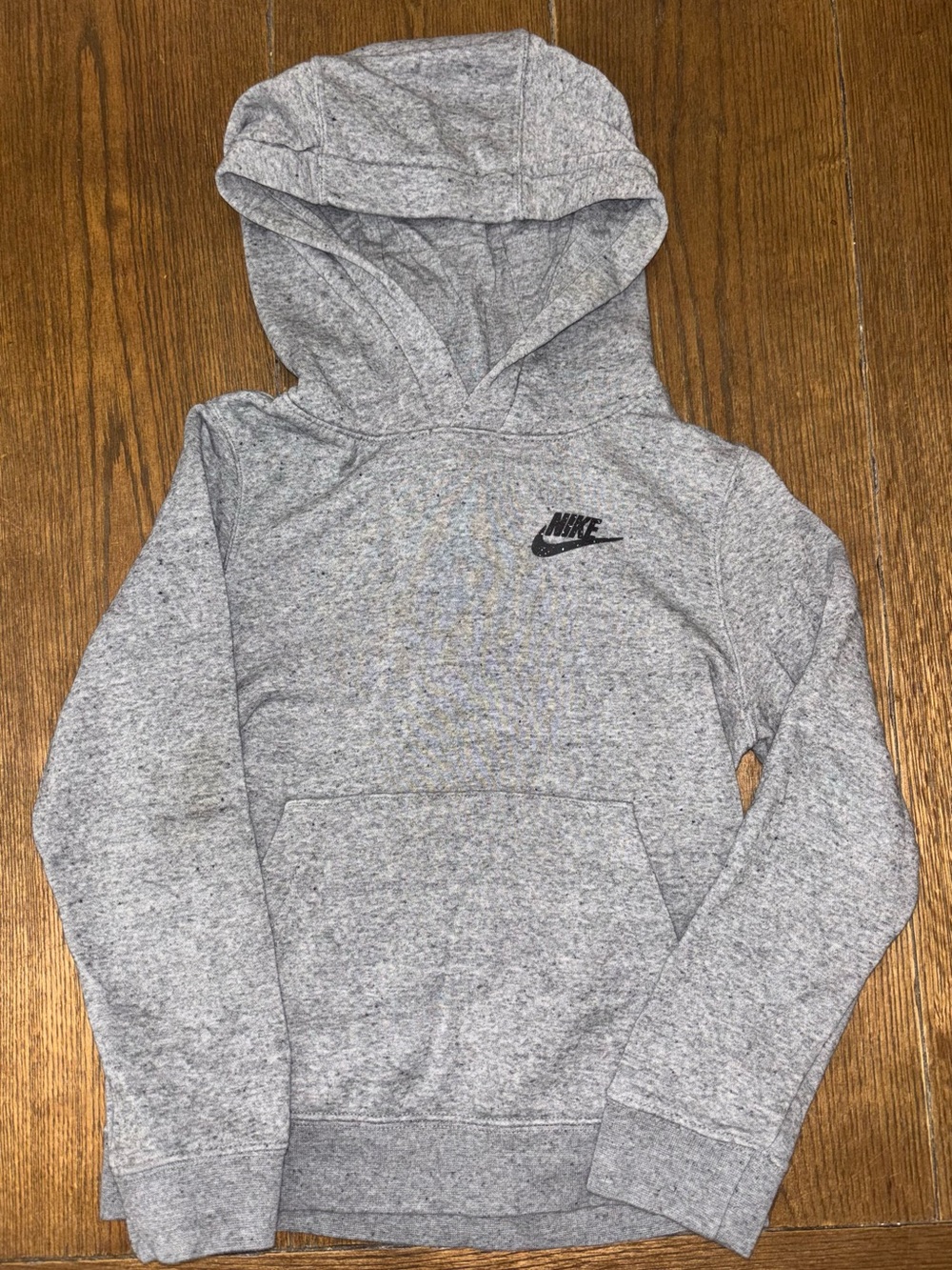 Kids Nike Gray Crewneck Hoodie
